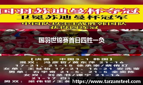 国羽世锦赛首日四胜一负